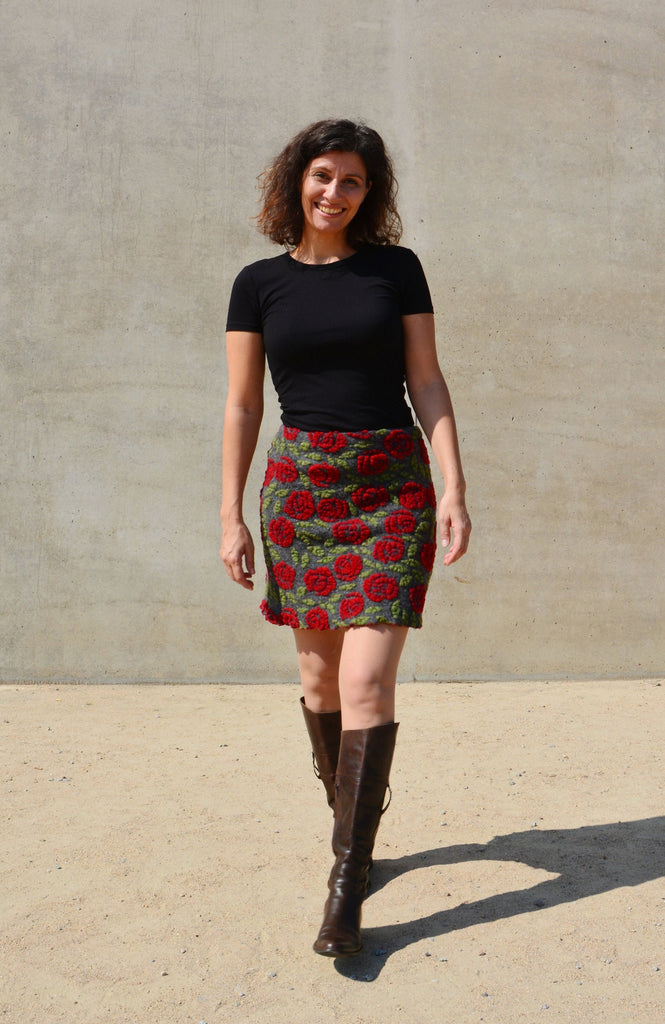 Wollrock, Walkrock, Winterrock, Rock aus Wolle, Rock aus Walk