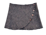Hip skirt, mini skirt , wool